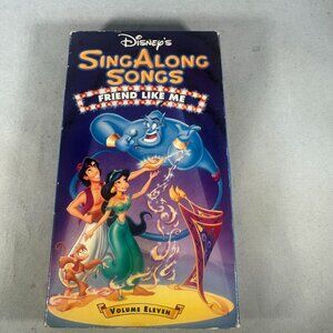 Disney Sing-Along Songs Friend Like Me VHS 1992 Vol. 11 Aladdin